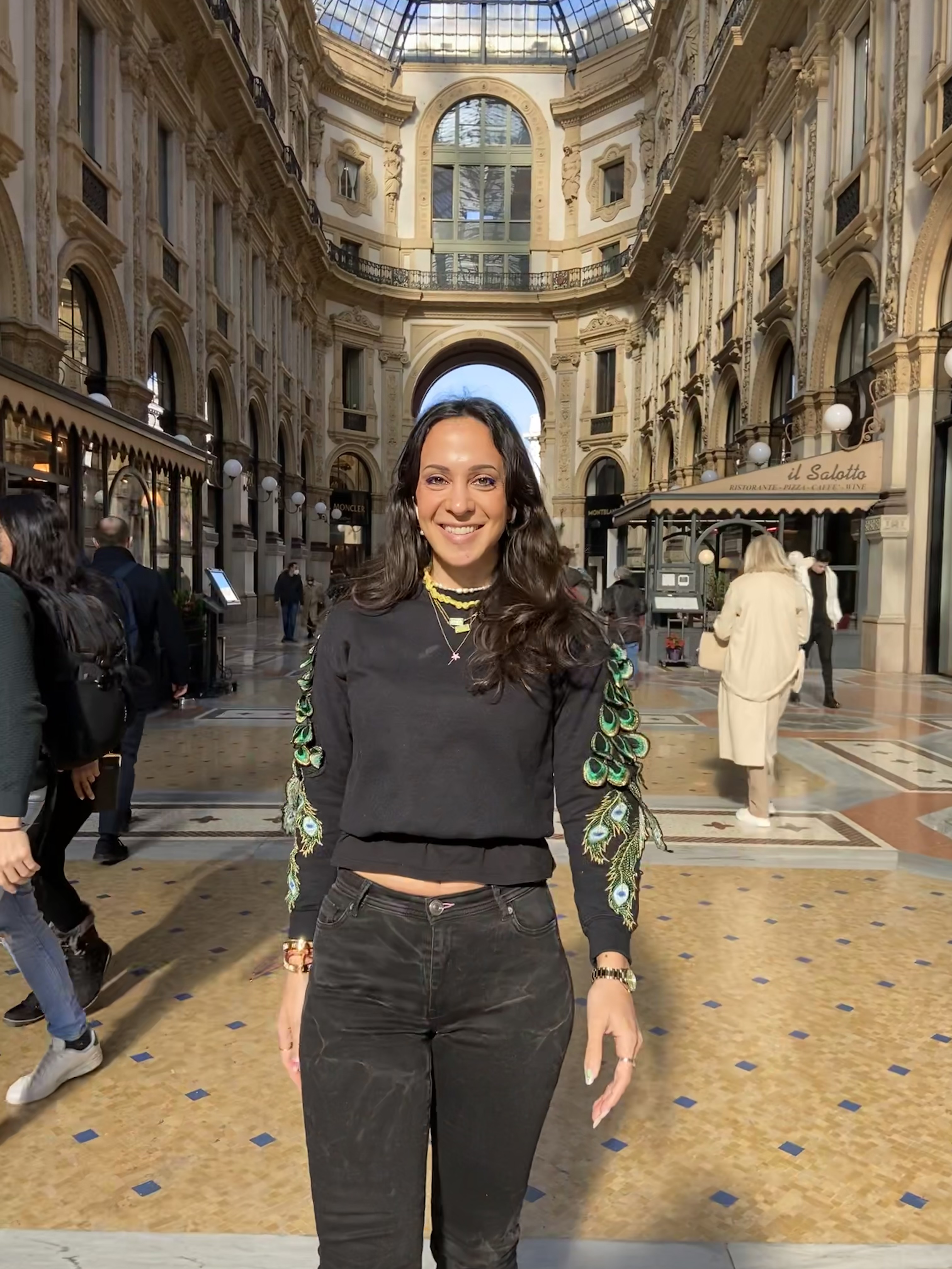 Iné in Galleria Vittorio Emanuele, Milan
